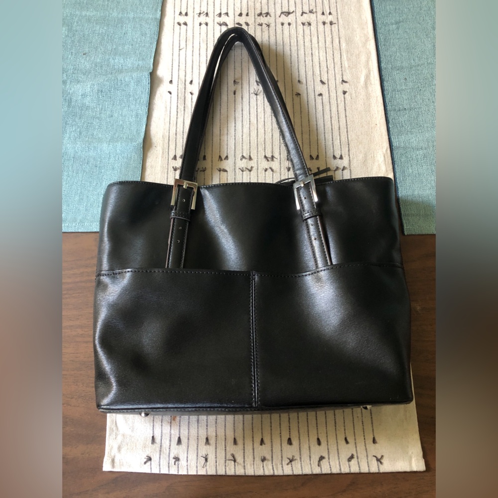 Black leather bag / briefcase